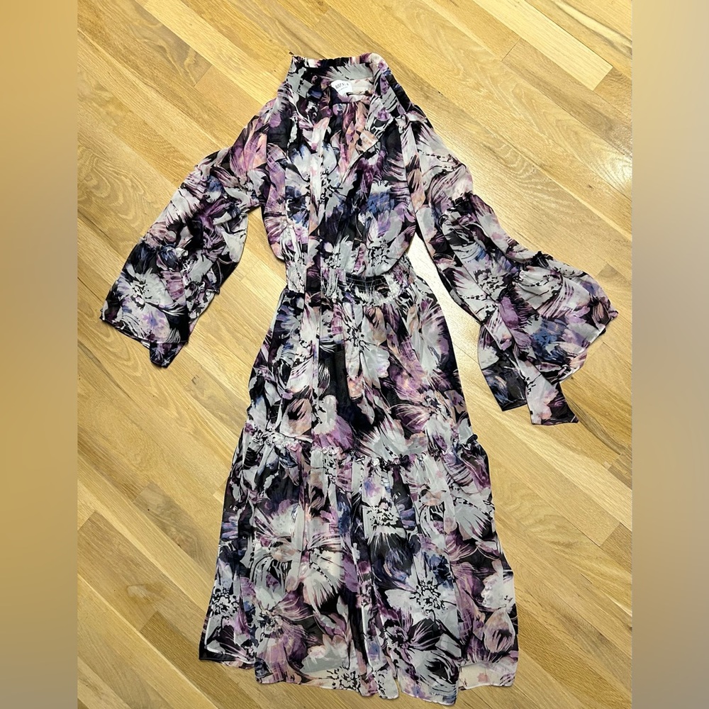 MISA Los Angeles Floral Dress XS